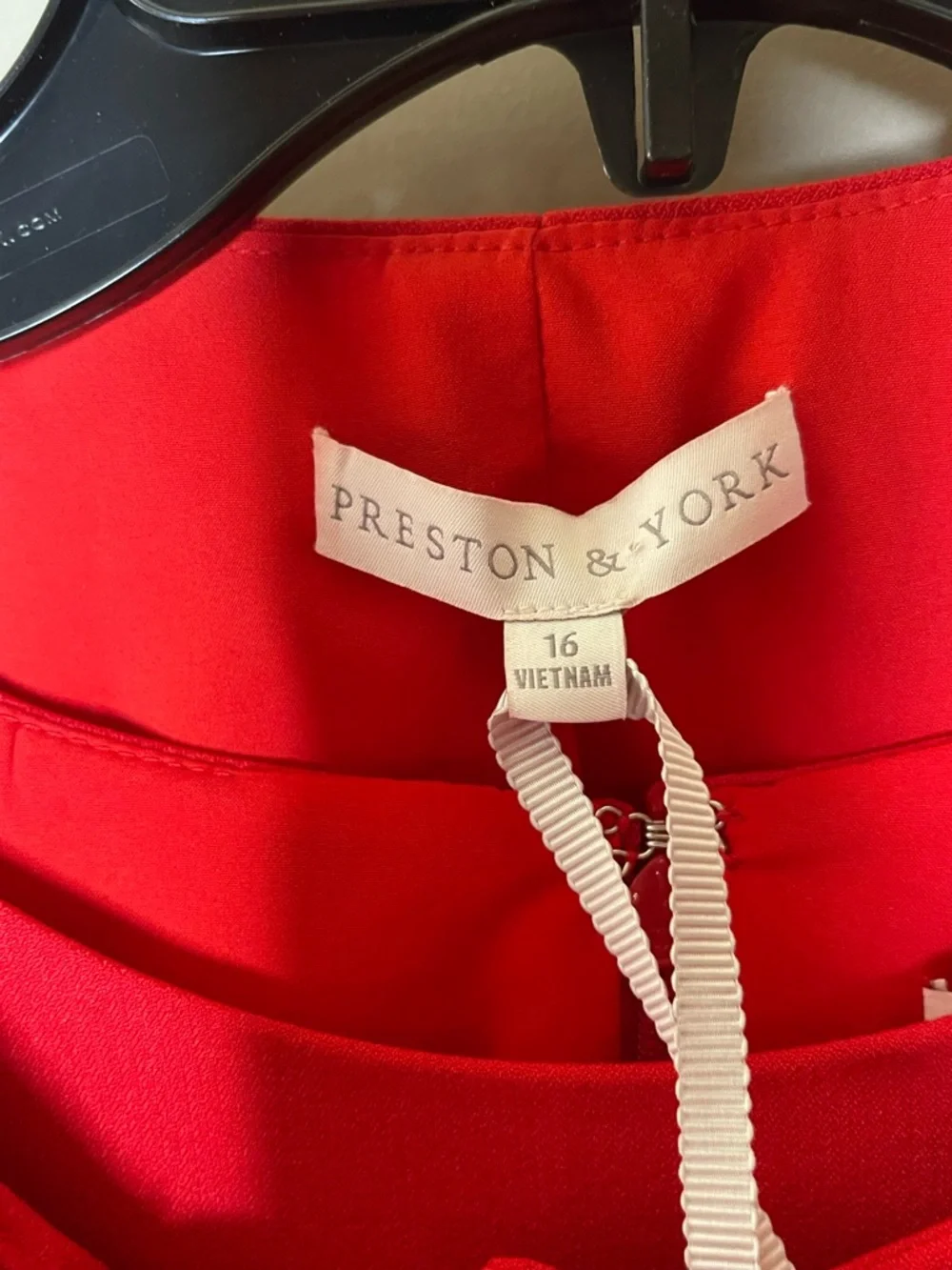 Preston & York Crepe Oversized Bow Snap Front Jacket and Dress Sz 16 NWT - Picture 7 of 9